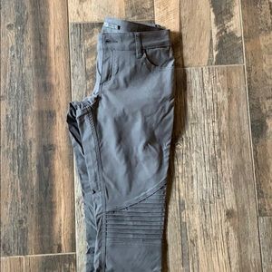Prana brena moto pant, medium gray.